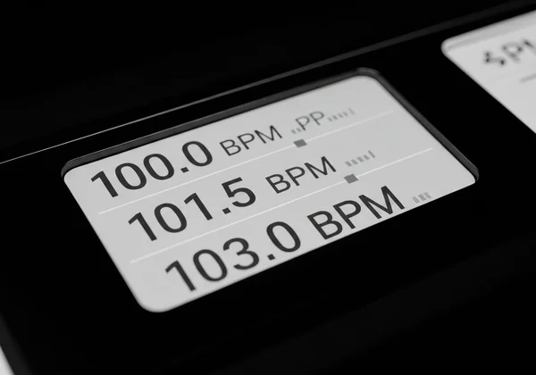 Metronome interface showing micro BPM increases
